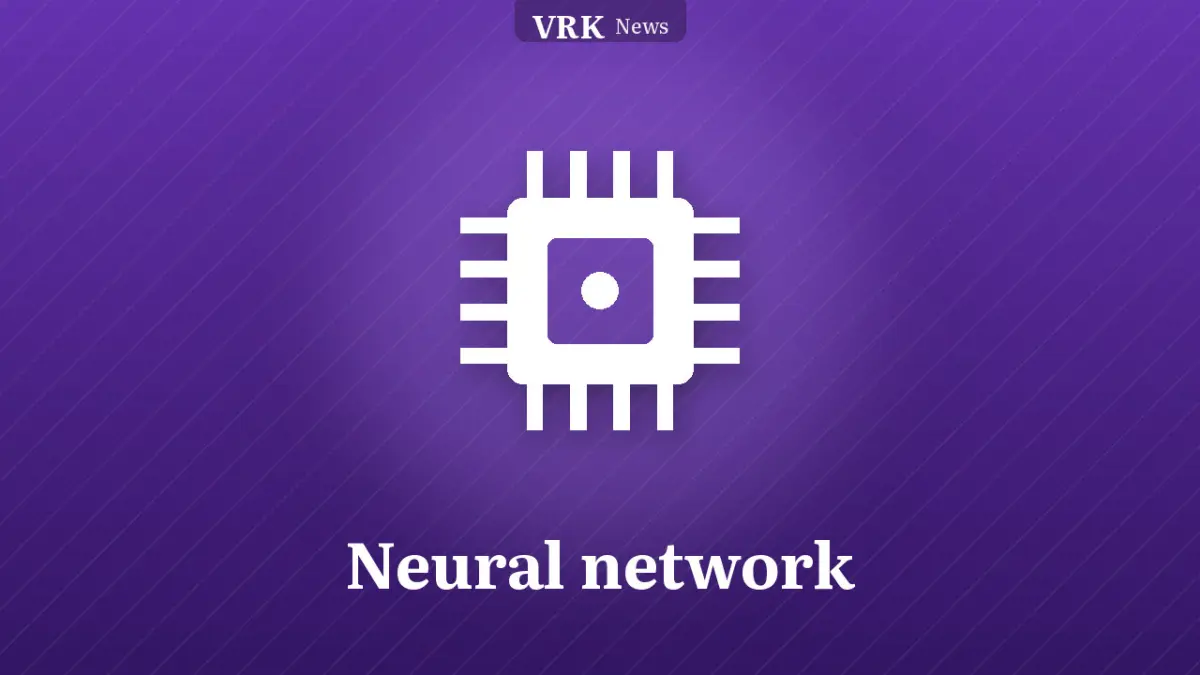 Graphic: a microchip and the words Neural network