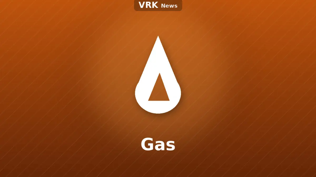 Graphic: a flame and the word Gas