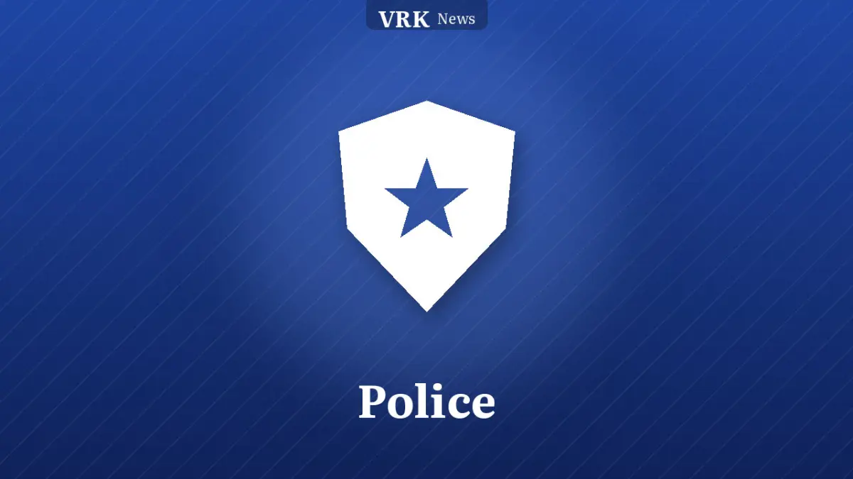 Graphic: a shield and the words Police