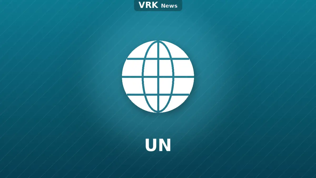 Graphic: a globe and the words UN