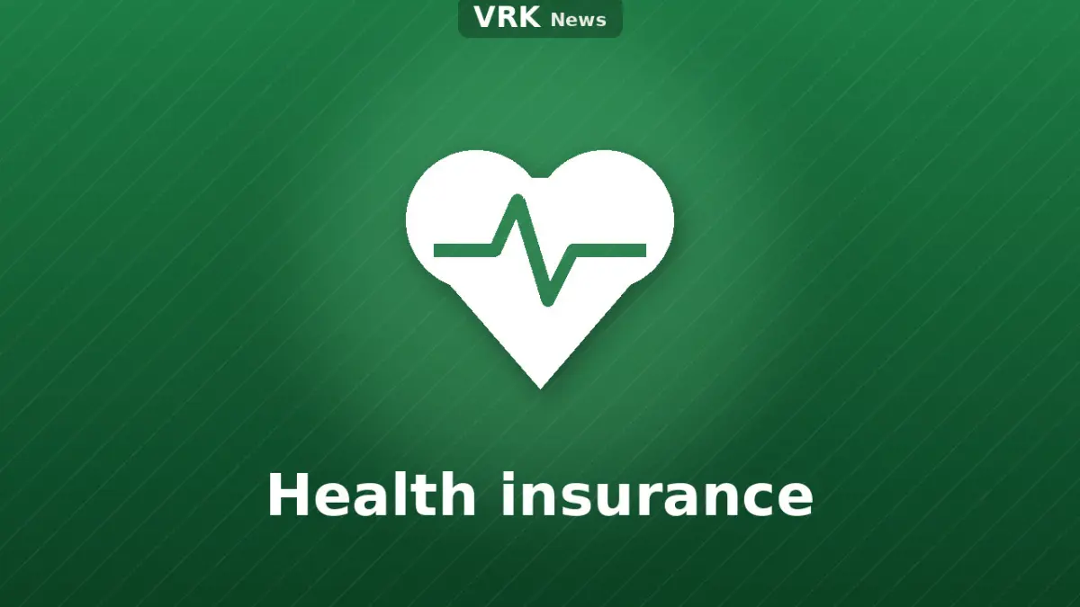 Graphic: a heart and the words Health insurance