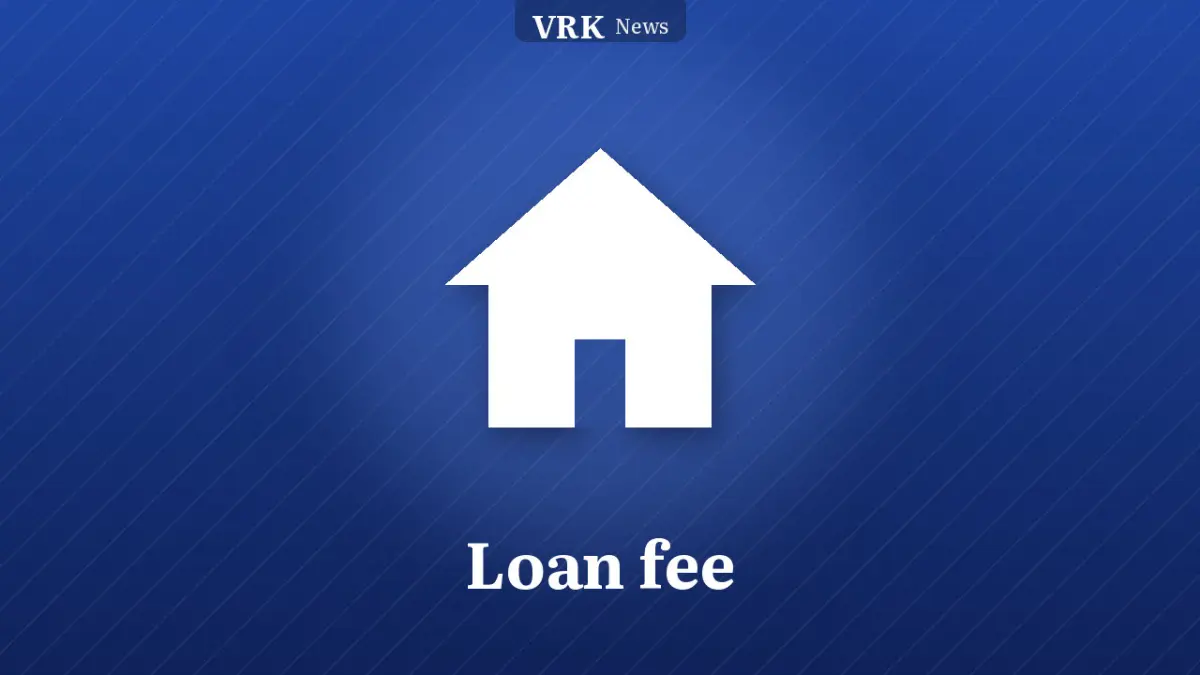 Graphic: a house and the words Loan fee