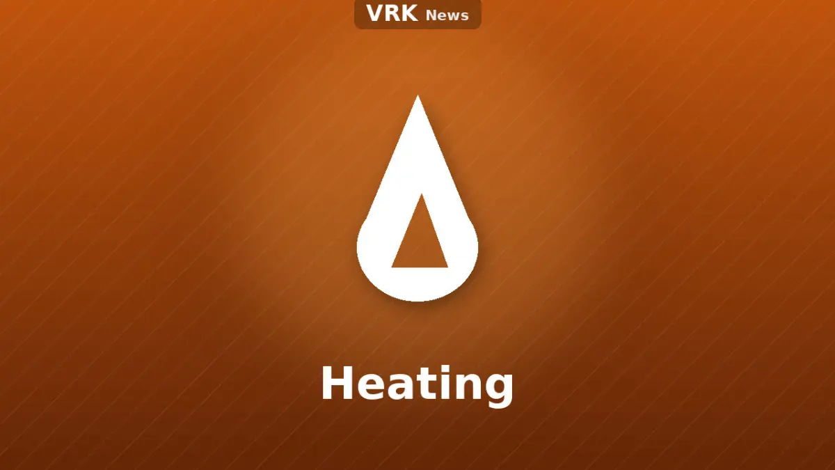 Graphic: a flame and the word Heating