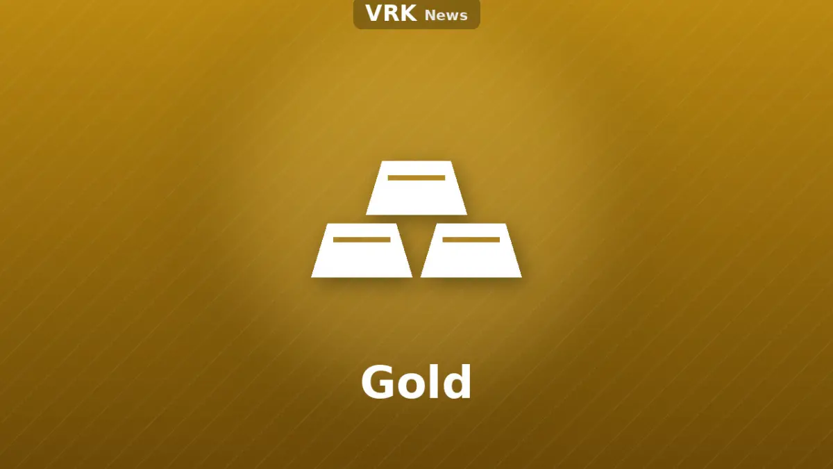 Graphic: ingots and the words Gold