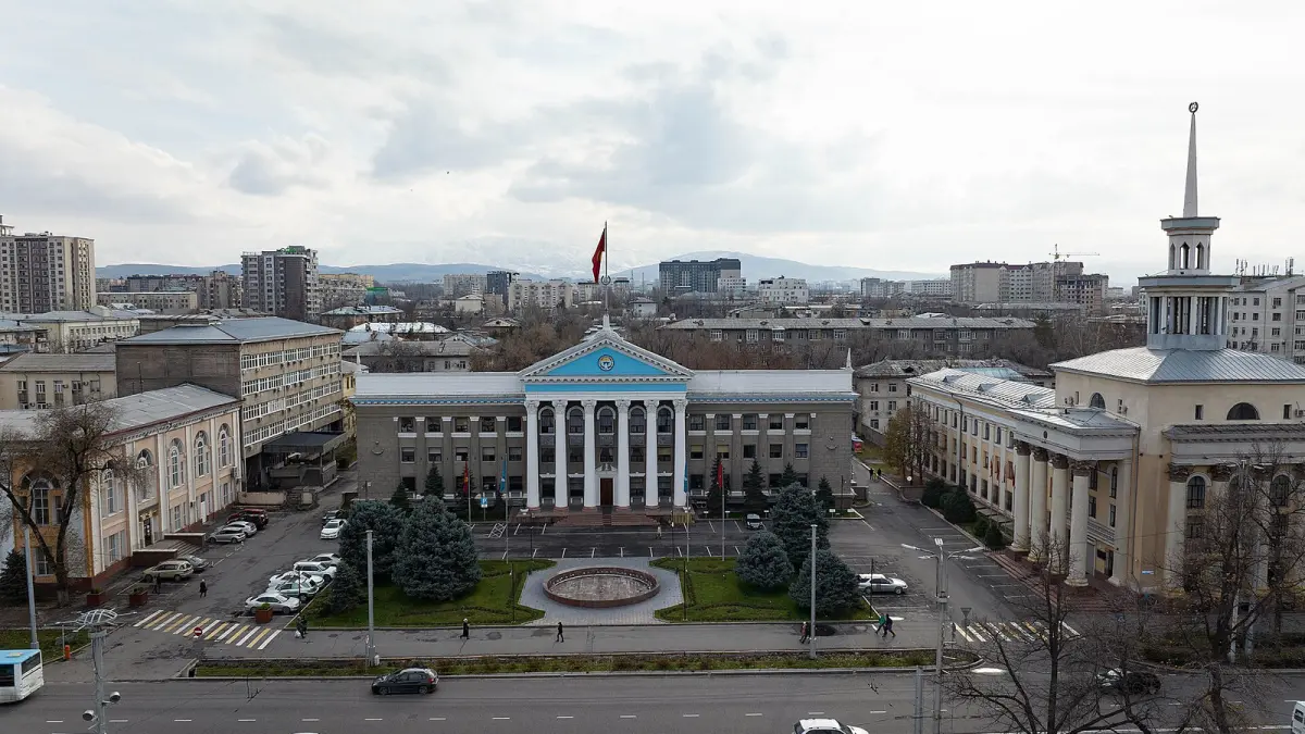 Бішкек, жоғарыдан көрініс