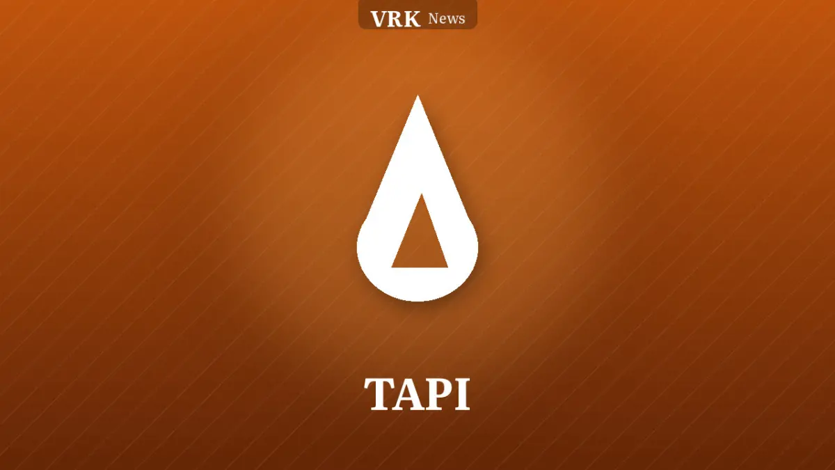 Graphic: a flame and the words TAPI