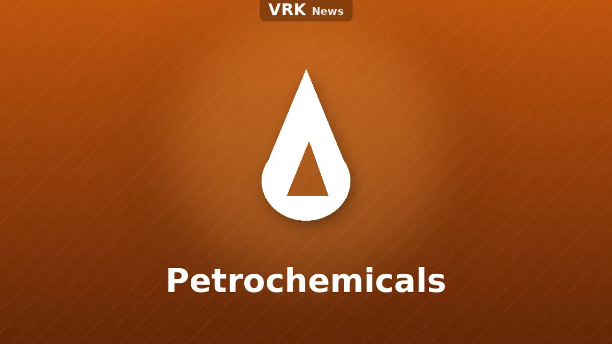Graphic: a flame and the words Petrochemicals