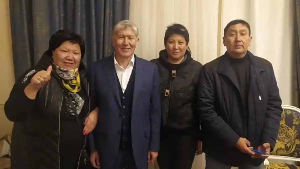 Алмазбек Атамбаев приветствовал народ Кыргызстана. Видео