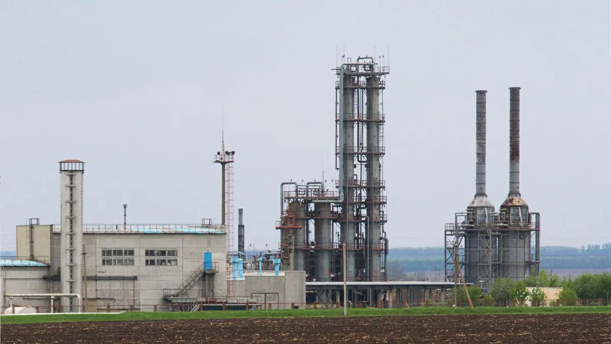 Units of a gas processing plant