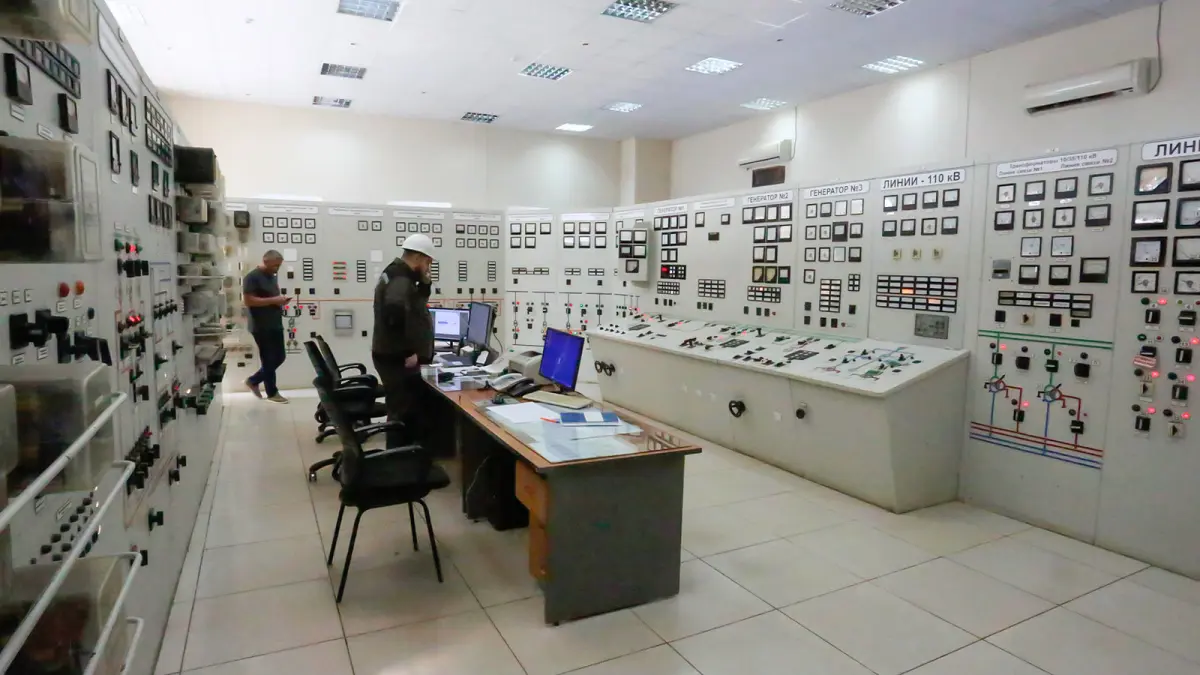Диспетчерский пункт электростанции в Казахстане