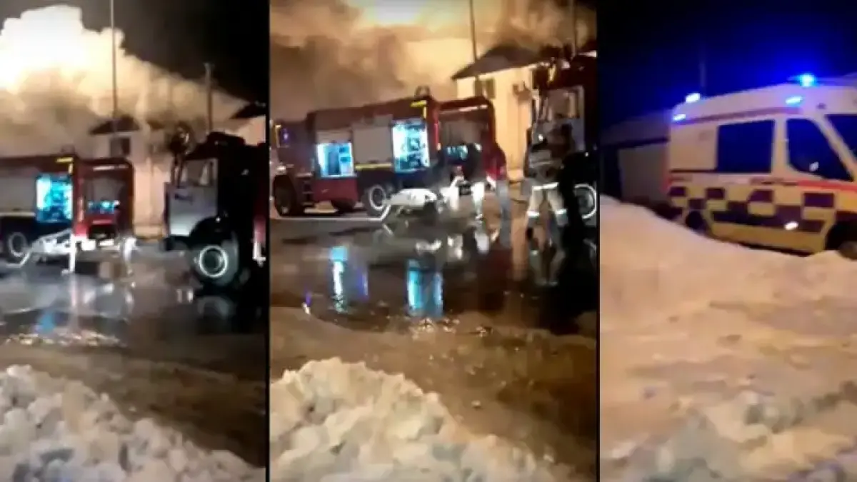 Двухэтажное общежитие сгорело в Нур-Султане. Подробности, видео