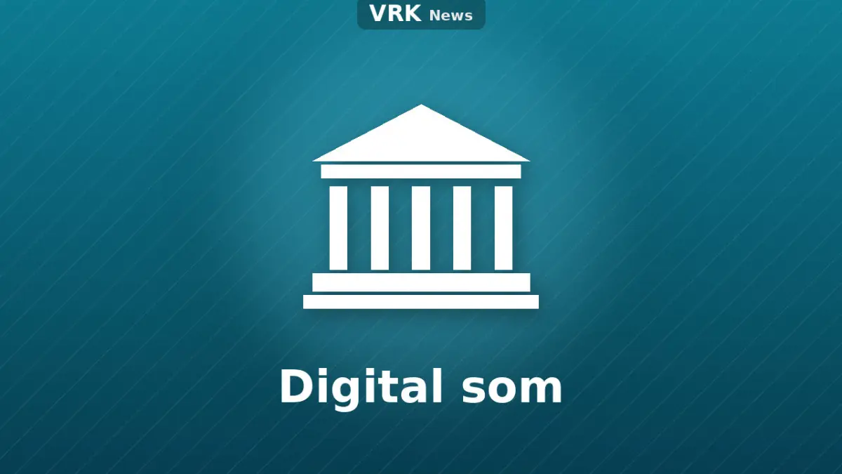 Graphic: a bank building with the words Digital som