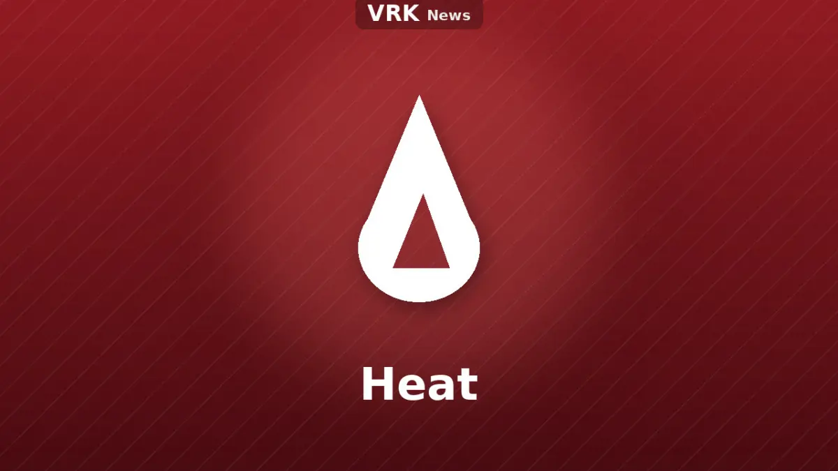 Graphic: a flame and the words Heat