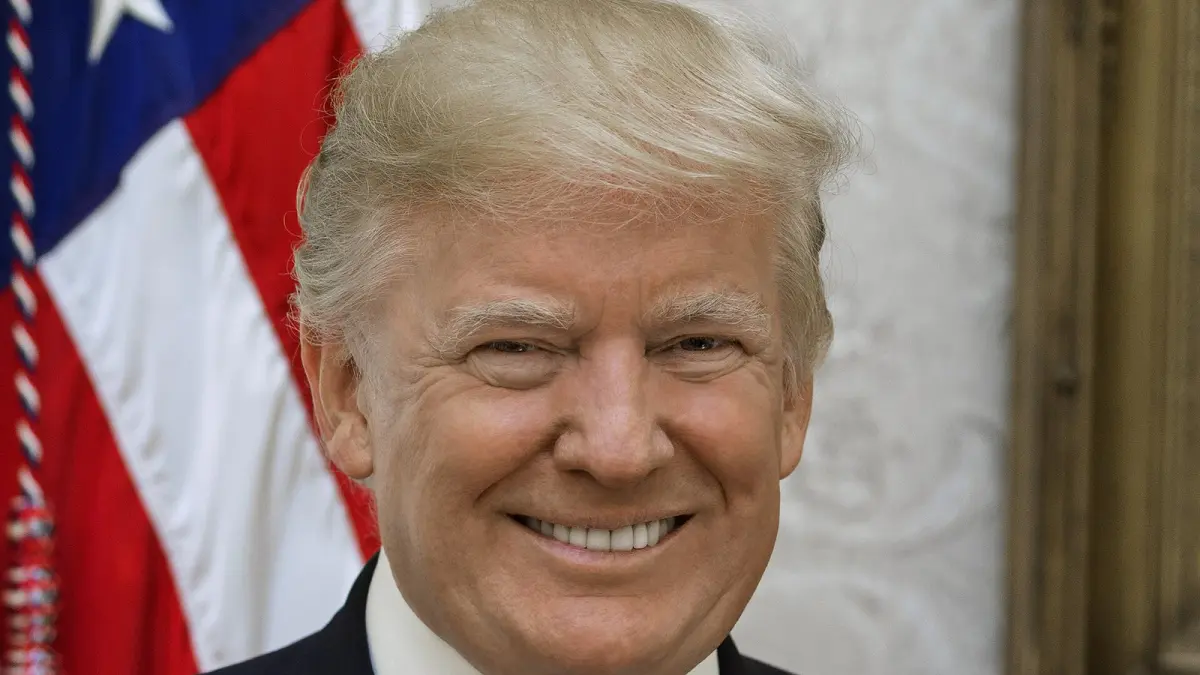 Дональд Трамп, официальный портрет