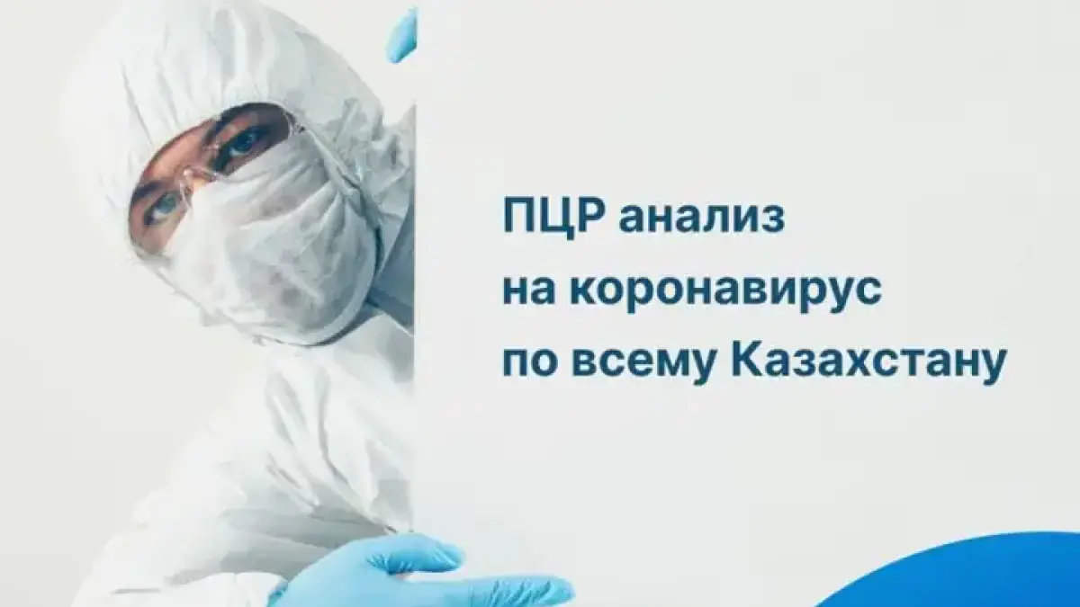 Цена ПЦР-теста на COVID-19 для физлиц снижена до 4000 тенге