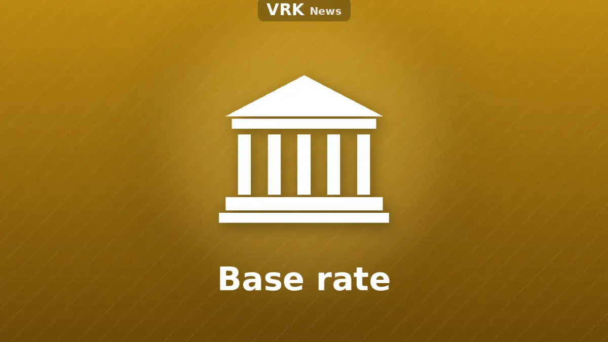 Graphic: a bank and the words Base rate
