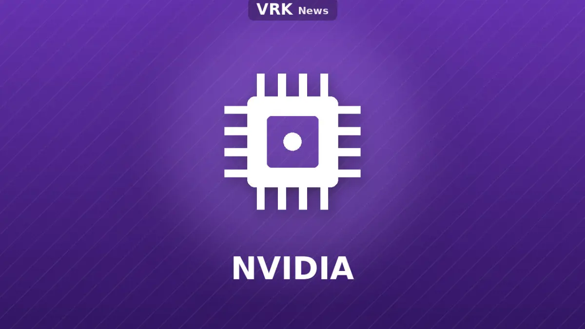 Графика: микросхема и надпись «NVIDIA»