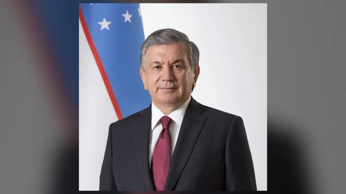 Президент Узбекистана Шавкат Мирзиёев, официальный портрет