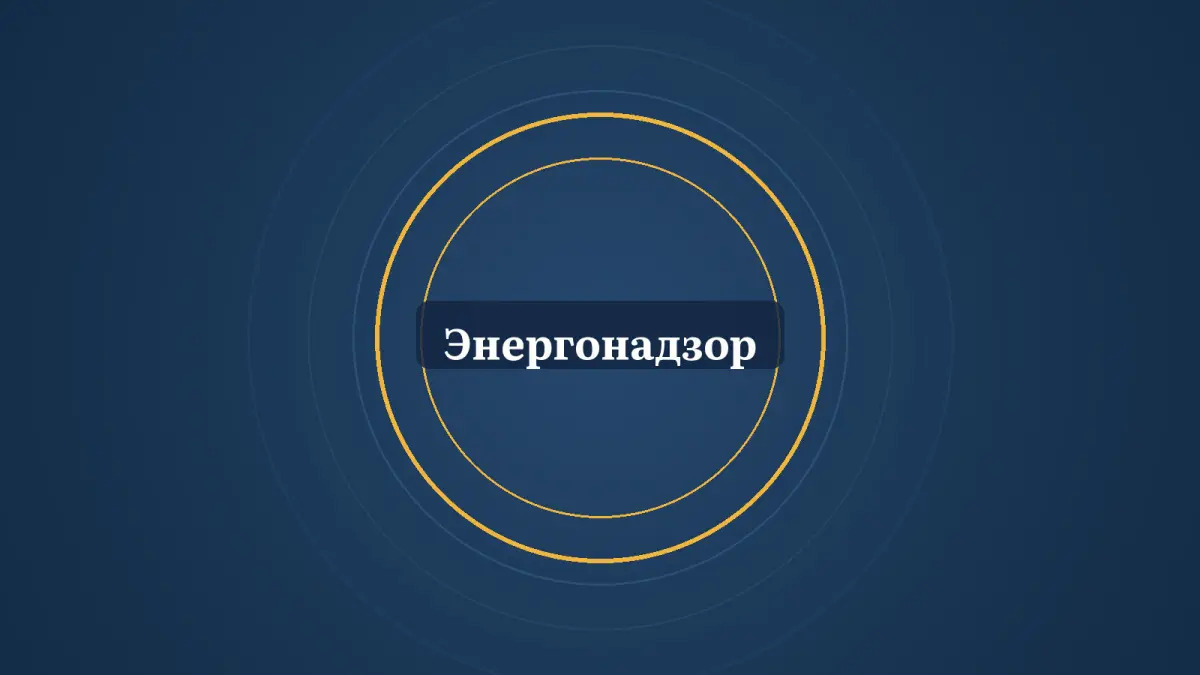 Графика: кольца и надпись «Энергонадзор»