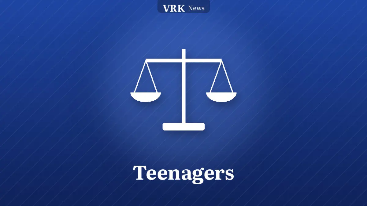 Graphic: scales and the words Teenagers