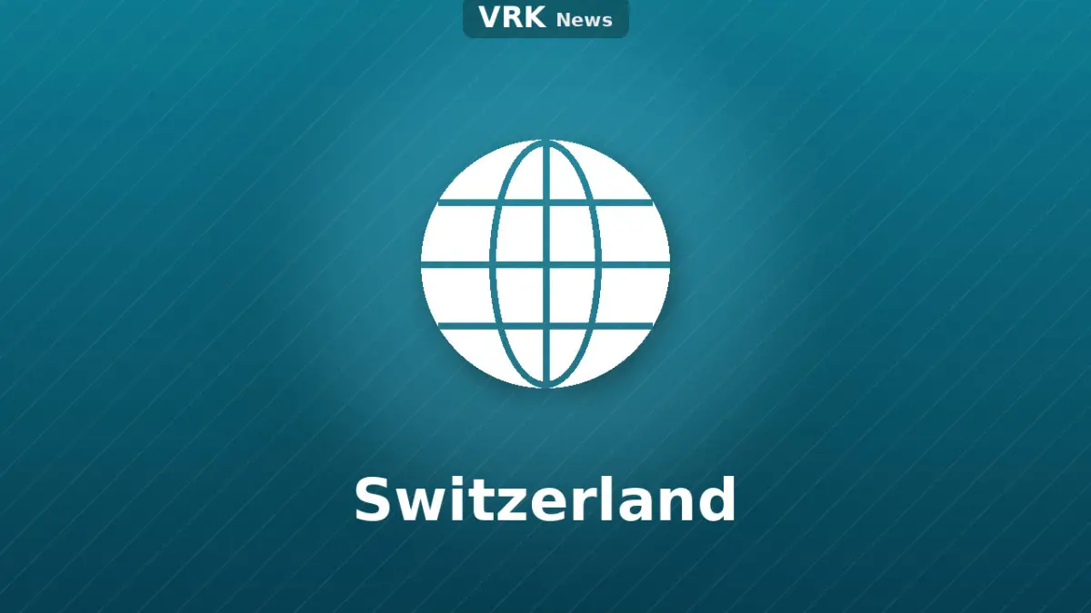 Graphic: a globe and the words Switzerland