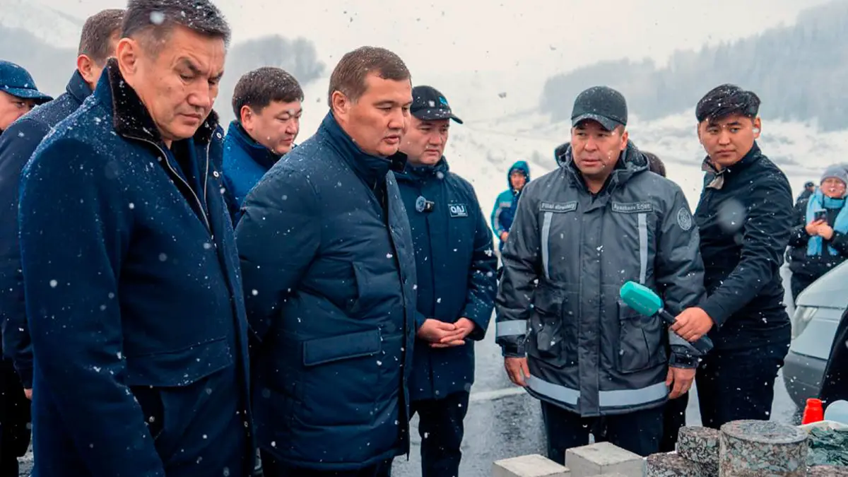 Нурлыбек Налибаев на открытии объездной дороги в ВКО