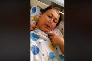 Больная COVID женщина обратилась к казахстанцам. Видео 