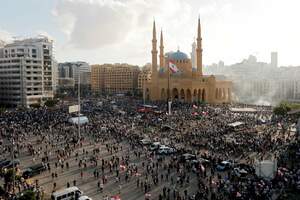 Протесты в Бейруте: протестующие заняли здание МИД 