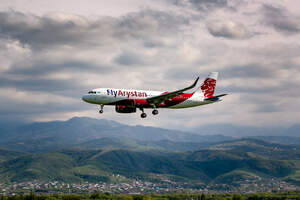 Самолет FlyArystan кружил целый час над Павлодаром 