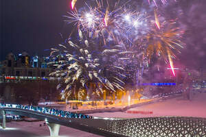 Фотогуру с мировым именем запечатлел новогодний фейерверк в Нур-Султане 