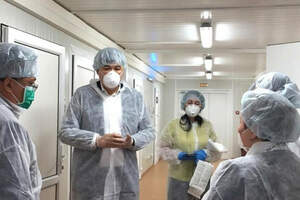 Биртанов проинспектировал новую инфекционную больницу Алматы 