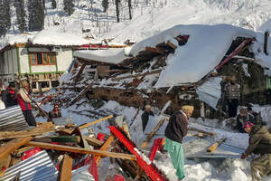 До 100 человек погибли под снежными лавинами в Пакистане и Афганистане 