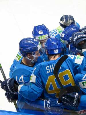 Сборная Казахстана по хоккею совершила сенсацию в Риге. Видео 