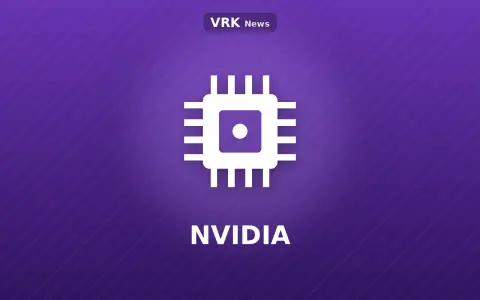 Графика: микросхема и надпись «NVIDIA»