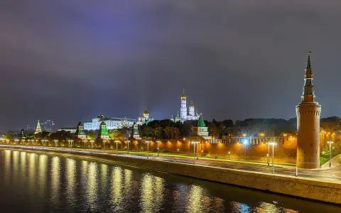 Московский Кремль, общий вид, 2016 год