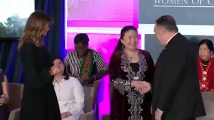 Казашку Сайрагуль Сауытбай наградили как отважную женщину в Вашингтоне