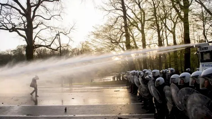 April Fool's joke ends in mass riots in Belgium. Video, photo