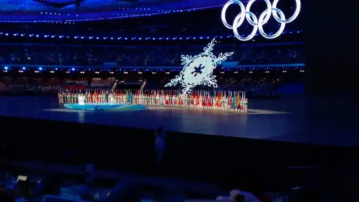 Behind the scenes of the 2022 Olympic opening ceremony. Photo report