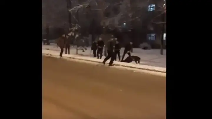 Жестокая драка с битами в руках произошла на улицах Алматы