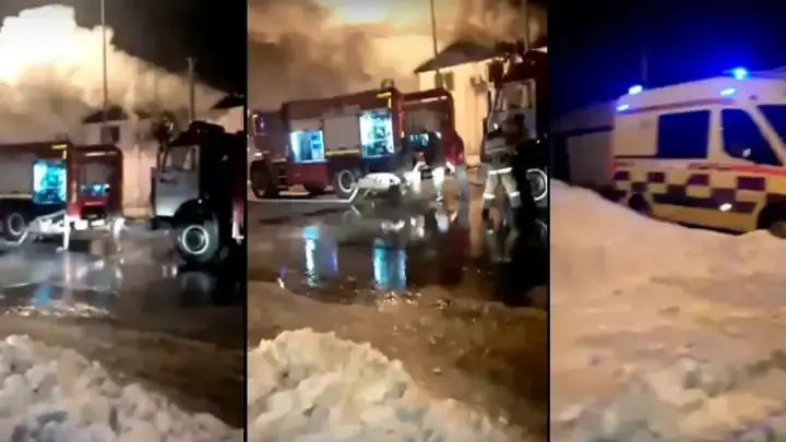 Двухэтажное общежитие сгорело в Нур-Султане. Подробности, видео