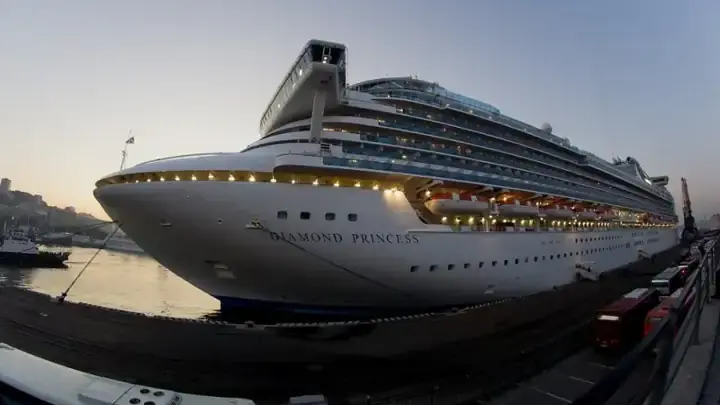 Покинувшая лайнер Diamond Princess после карантина оказалась зараженной коронавирусом