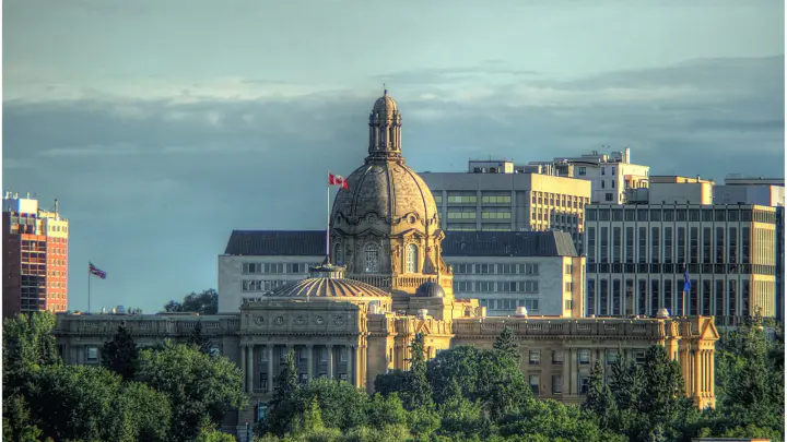 The Alberta Legislature Building in Edmonton