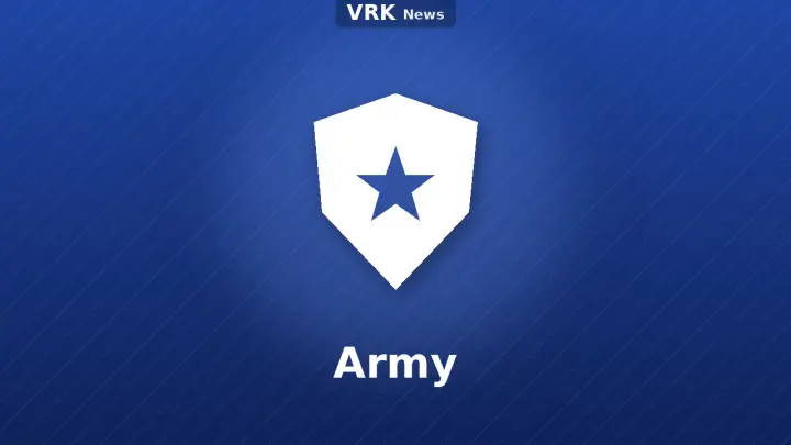 Graphic: a shield and the word Army