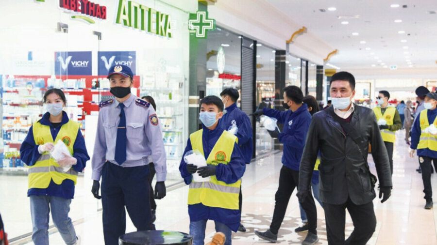 В торговых центрах маски обязательны — полиция Нур-Султана 