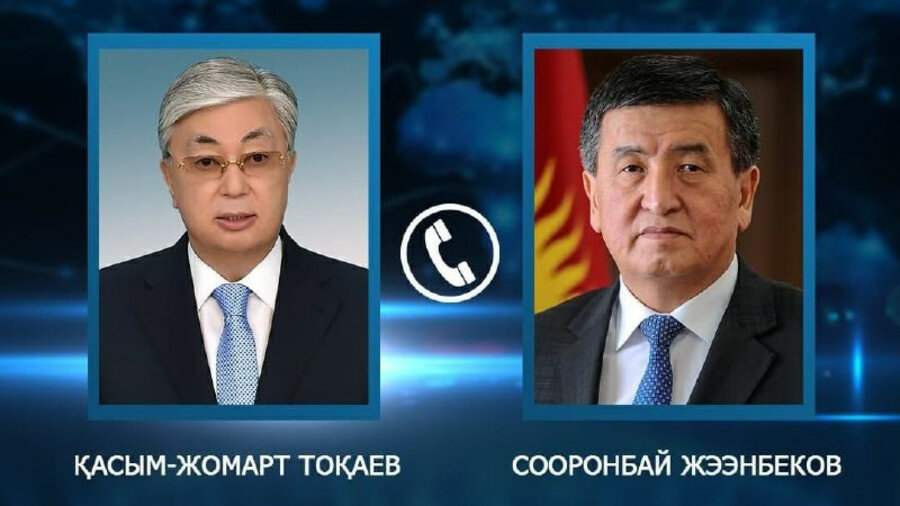 Токаев обсудил с Жээнбековым ситуацию в Кордае 