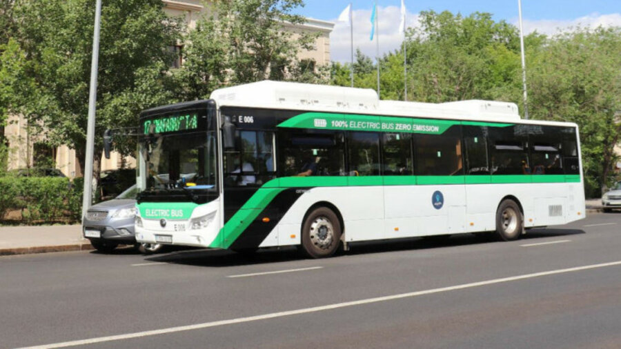 Еще 100 электроавтобусов выйдут на маршруты в Нур-Султане 