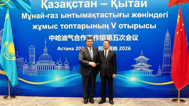 Н.Налибаев и президент CNPC Чжоу Синьхуай перед заседанием